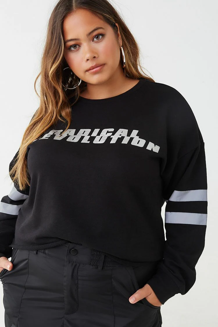 Plus Size Revolution Graphic Sweatshirt - Image 5