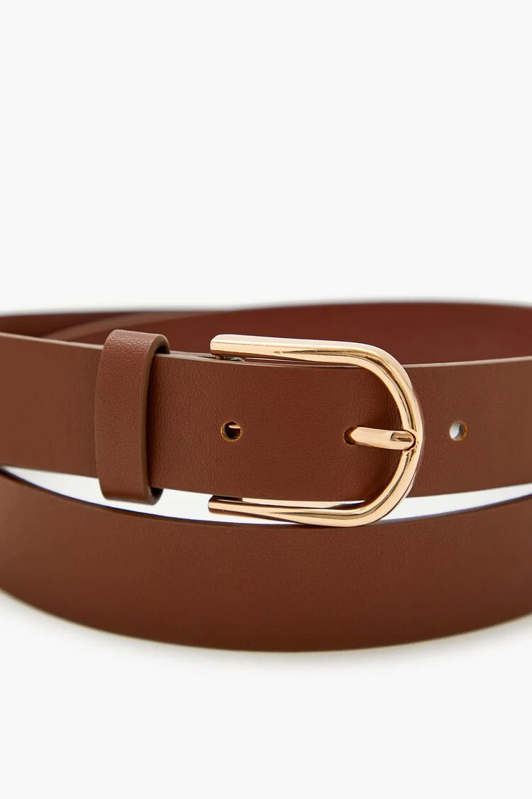 Faux Leather Buckle Belt - Image 26