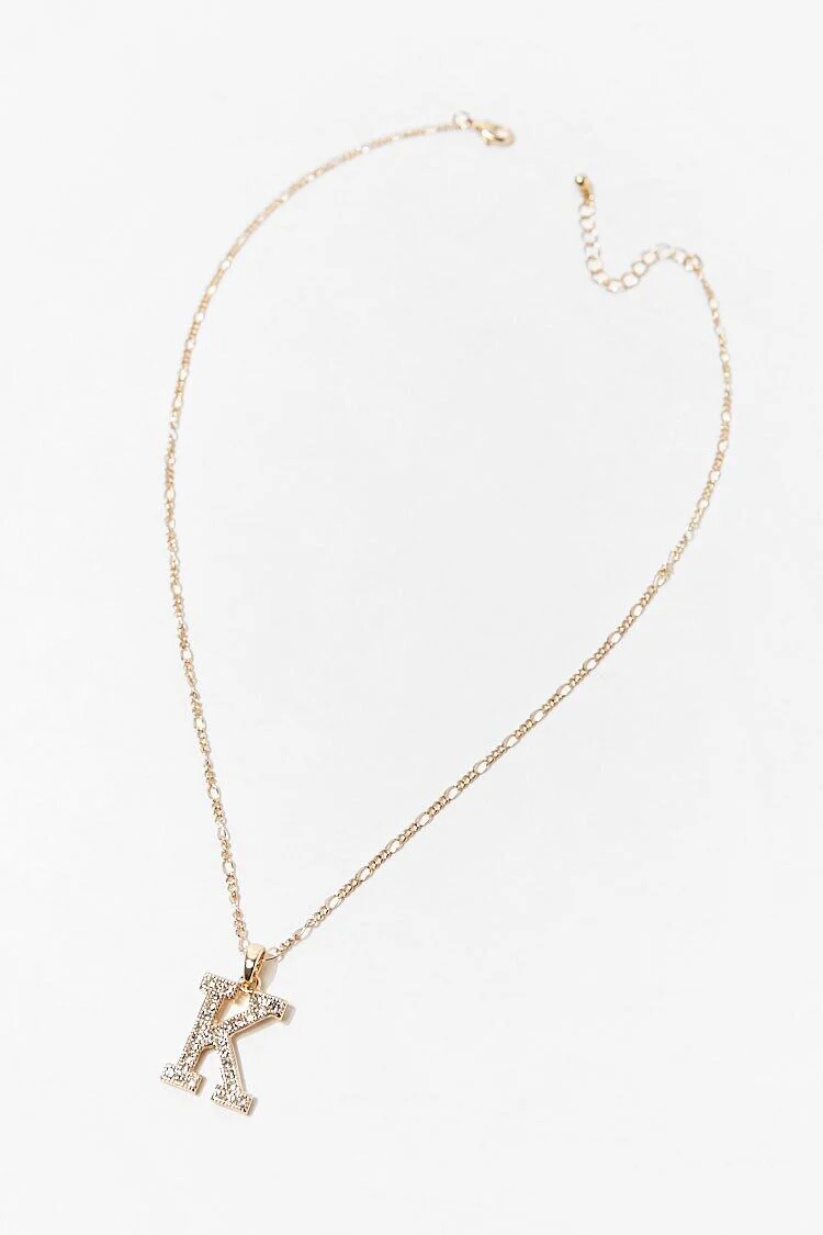 Initial Pendant Necklace - Image 3
