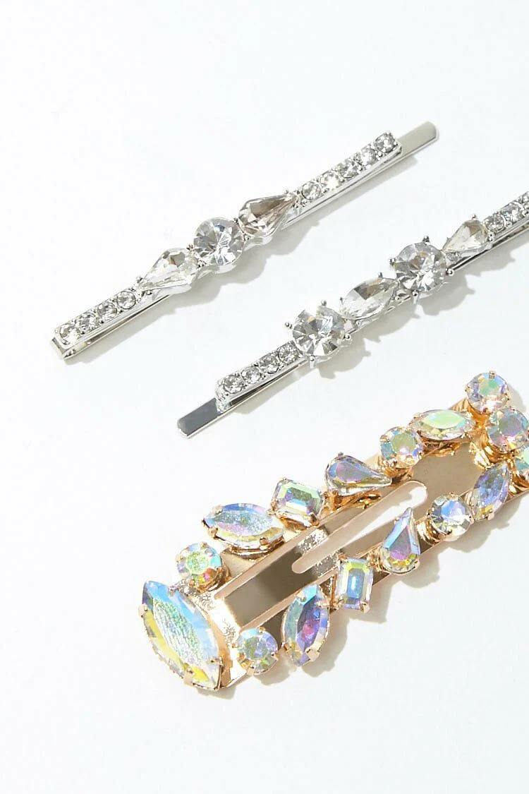 Rhinestone Bobby Pin Set - Image 3