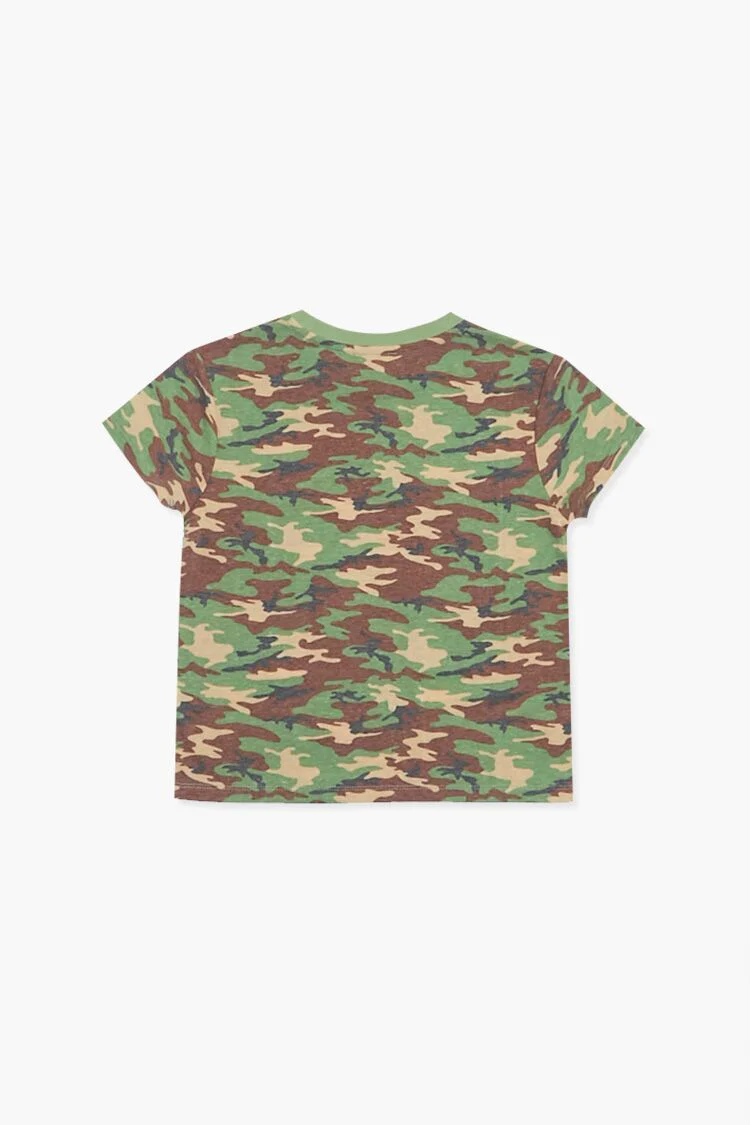 Girls Camo Print Tee (Kids) - Image 2