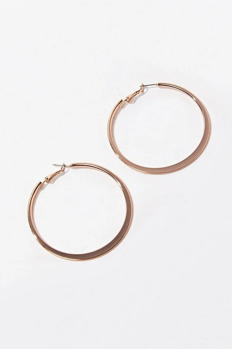 Flat Hoop Earrings - Image 7