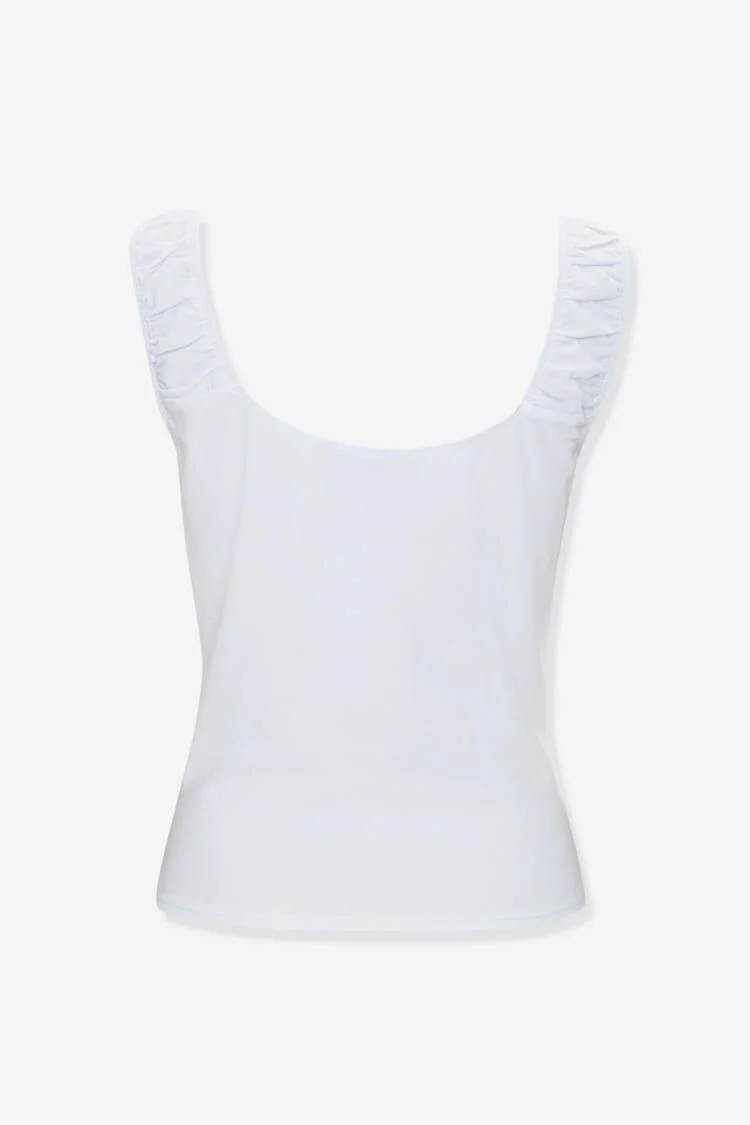 Ruched-Strap Tank Top - Image 2