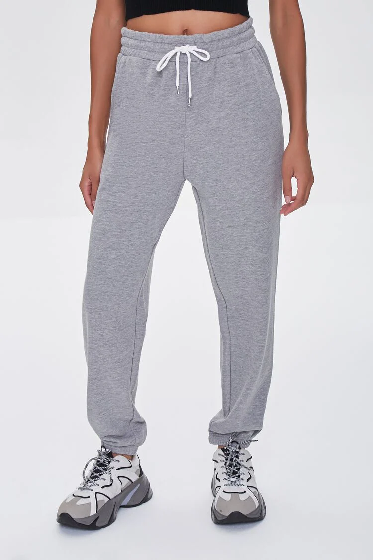 Drawstring Waist Joggers - Image 2