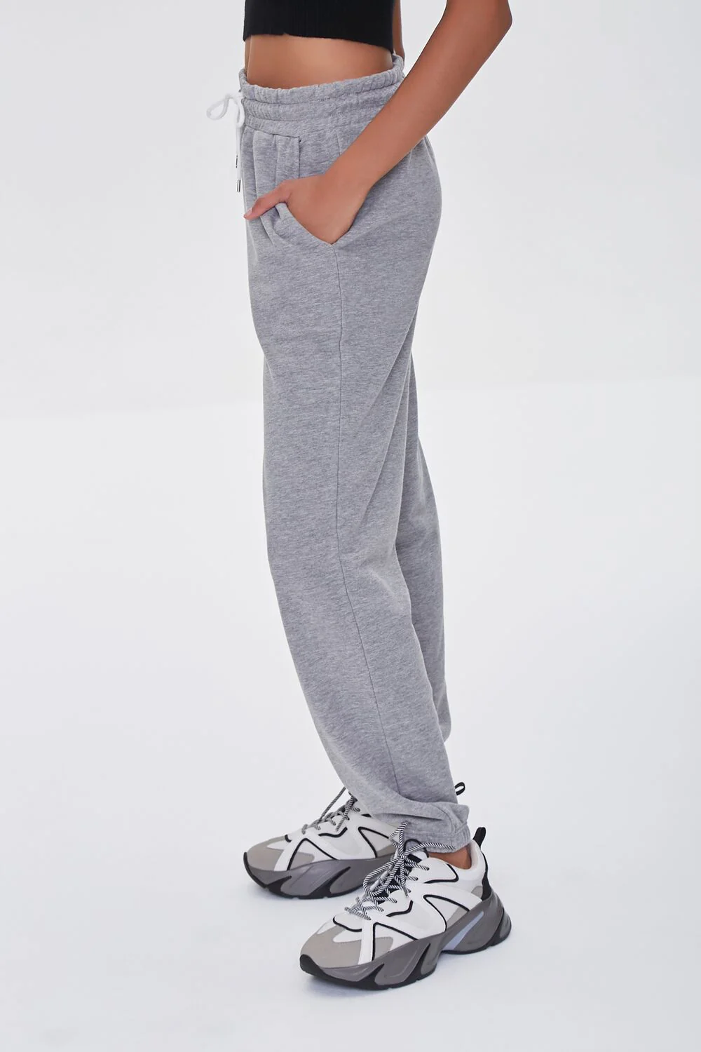 Drawstring Waist Joggers - Image 3
