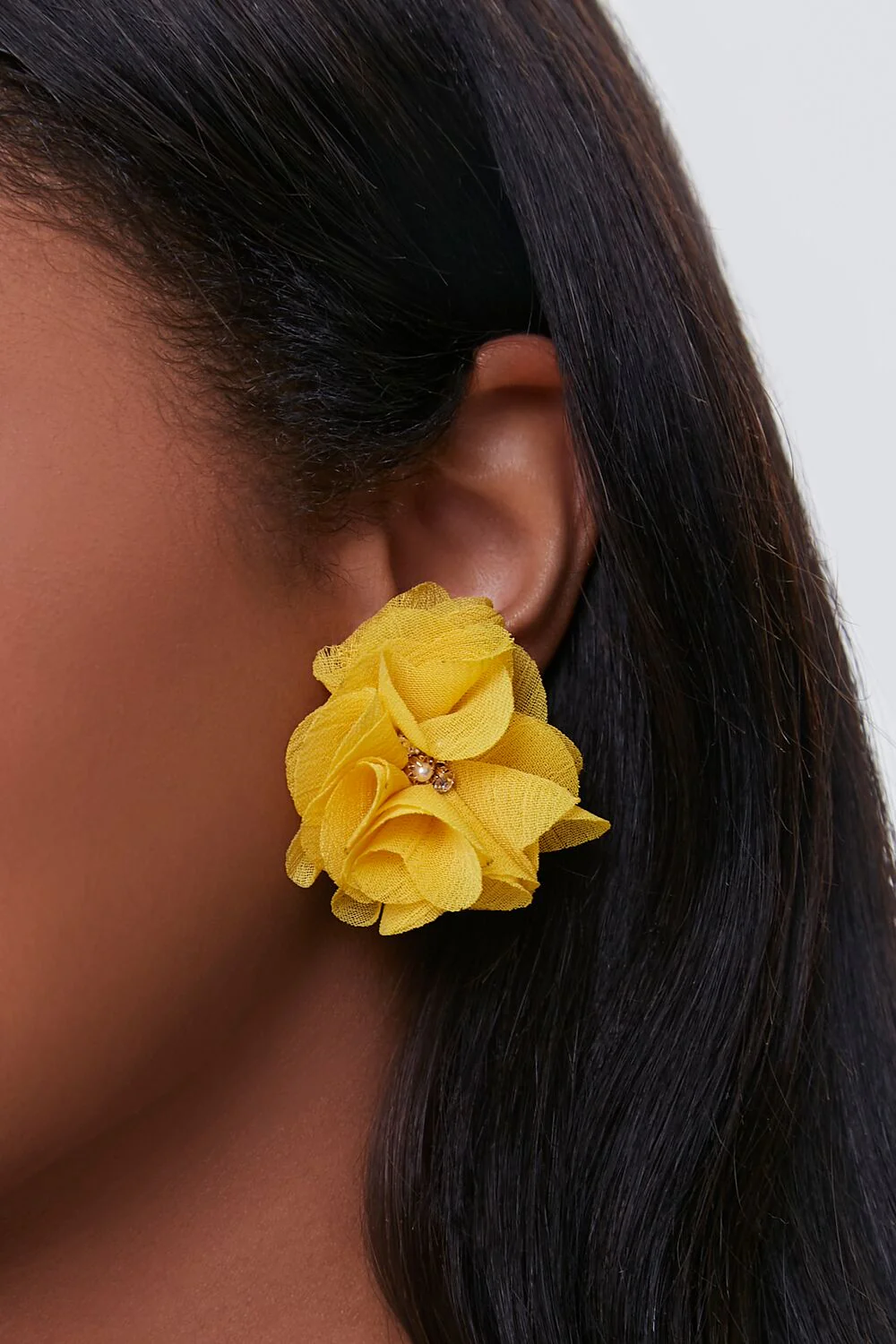 Floral Drop Earrings - Image 2