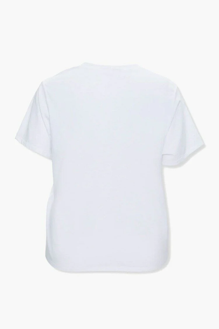 Plus Size Butterfly Graphic Tee - Image 2