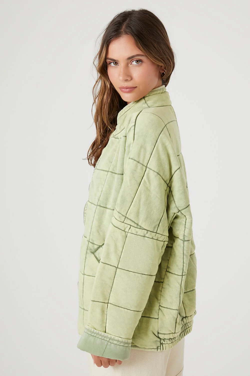 Quilted Zip-Up Jacket - Image 13