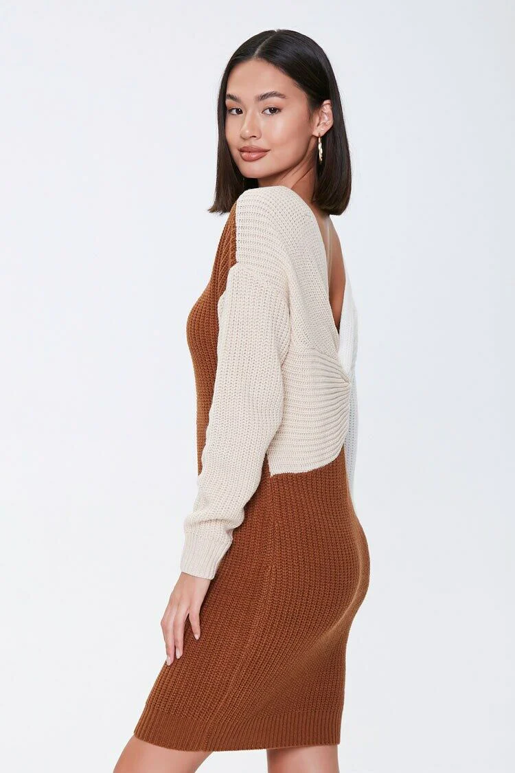 Colorblock Twist-Front Dress - Image 2