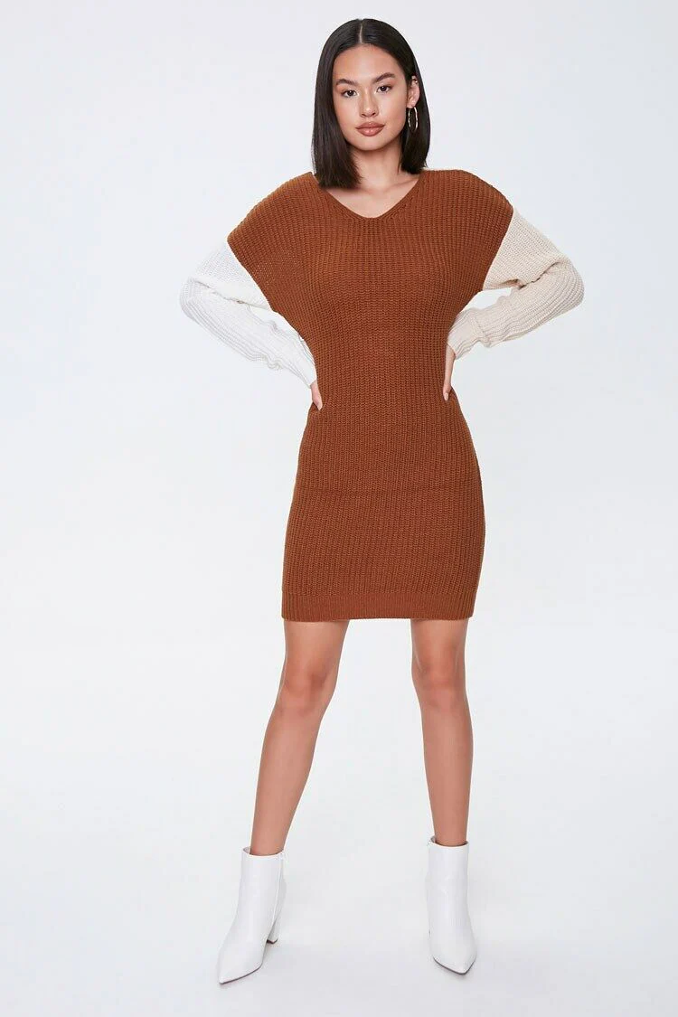 Colorblock Twist-Front Dress - Image 3