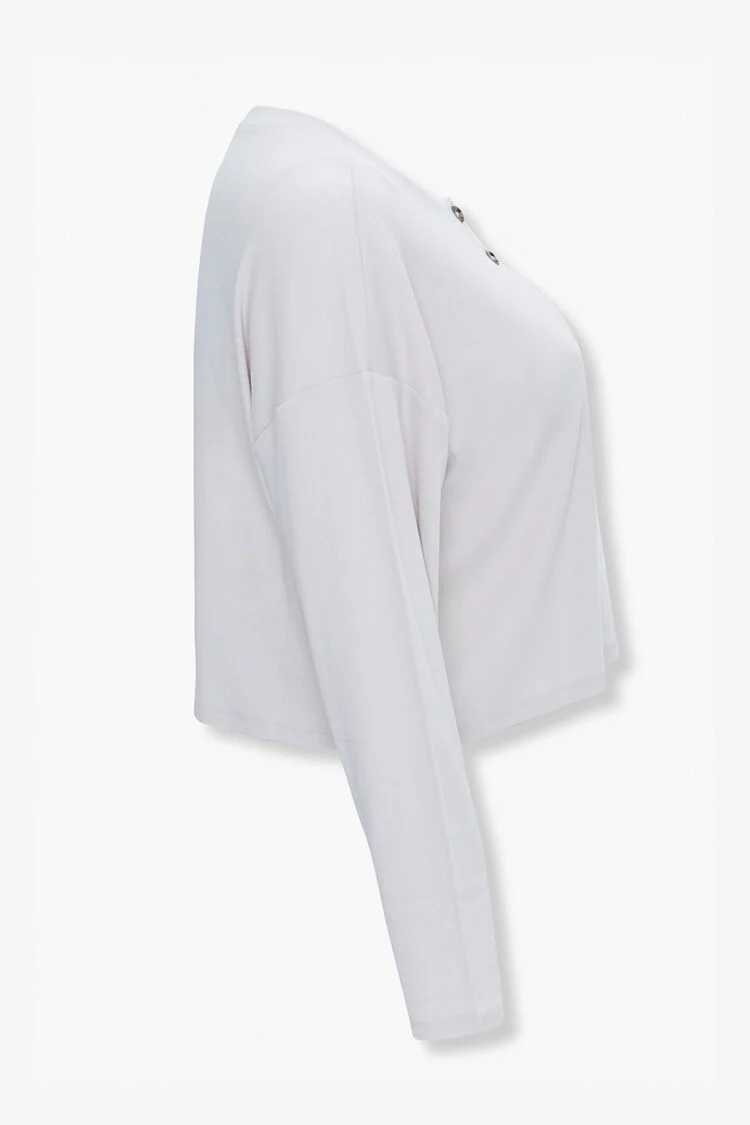 Plus Size Henley Top - Image 2