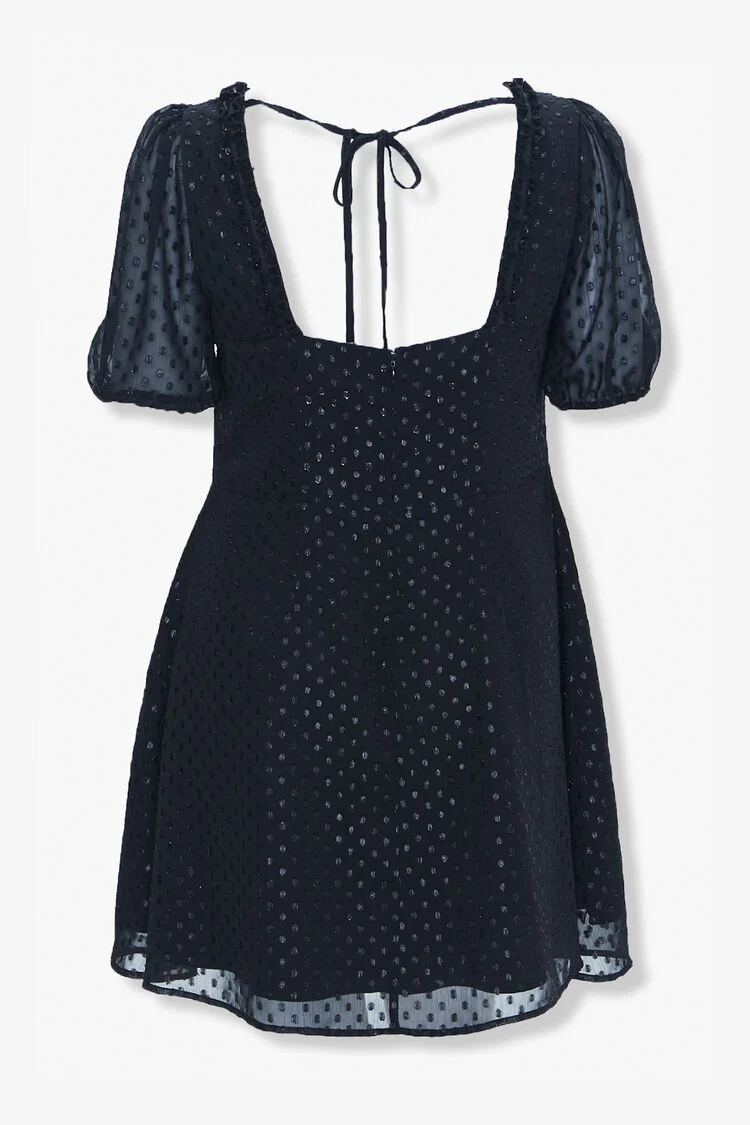 Plus Size Polka Dot Sweetheart Dress - Image 2