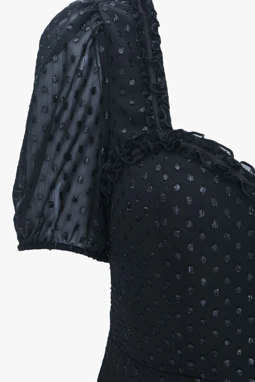 Plus Size Polka Dot Sweetheart Dress - Image 3