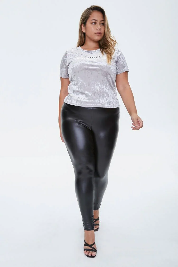 Plus Size Angel Velvet Tee - Image 4