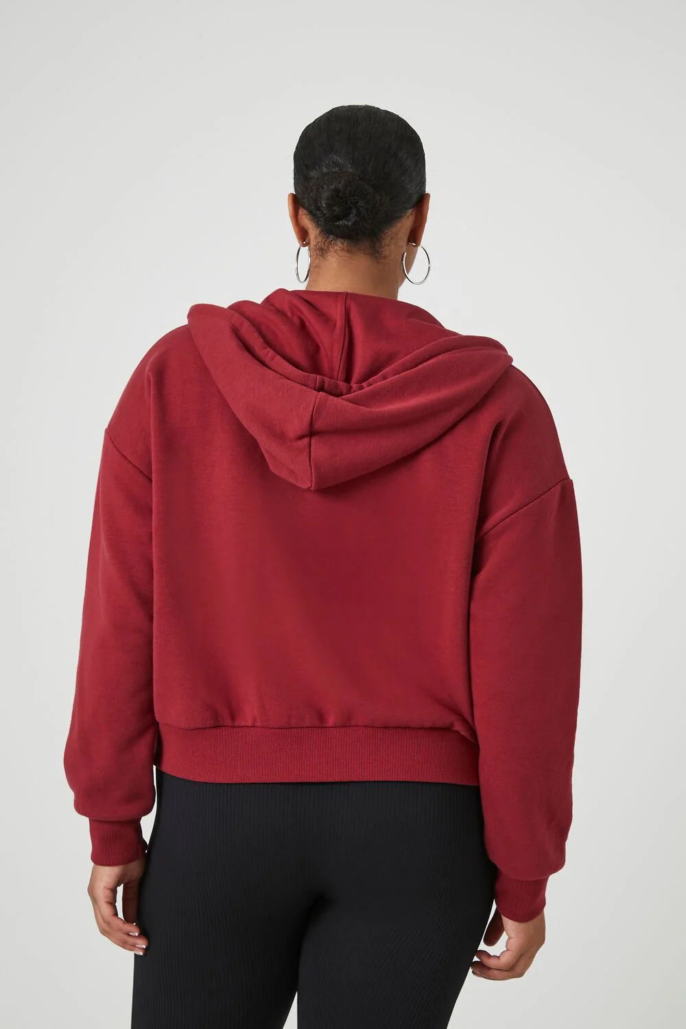 Plus Size French Terry Zip-Up Hoodie - Image 20