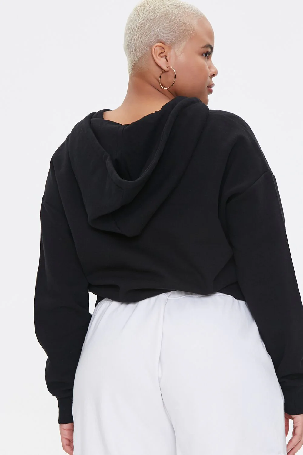 Plus Size French Terry Zip-Up Hoodie - Image 3