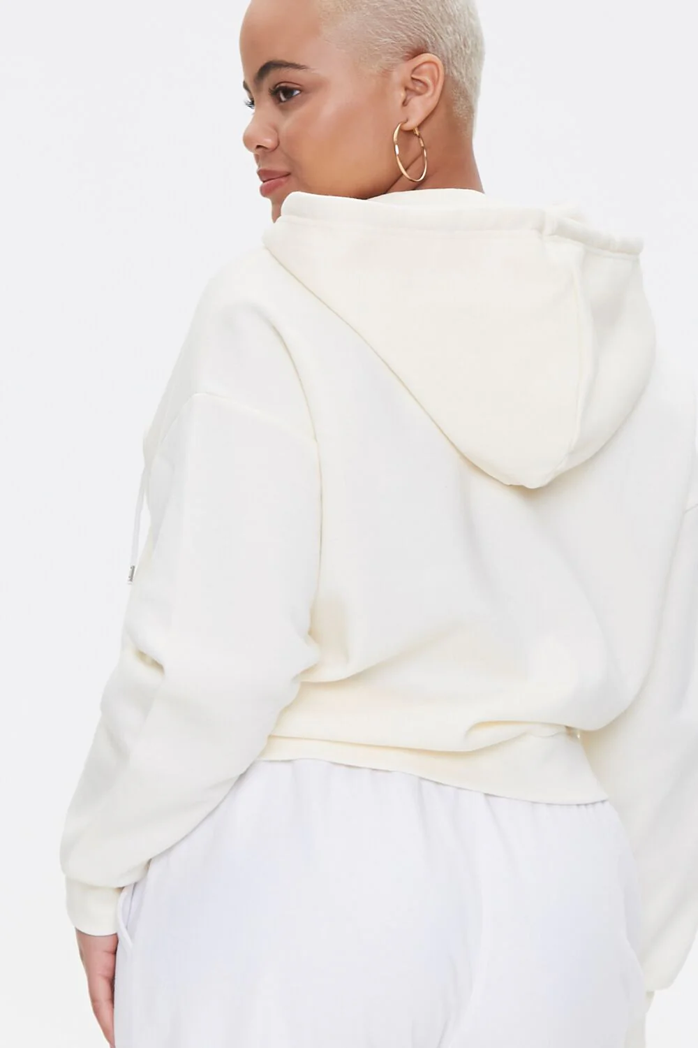 Plus Size French Terry Zip-Up Hoodie - Image 36