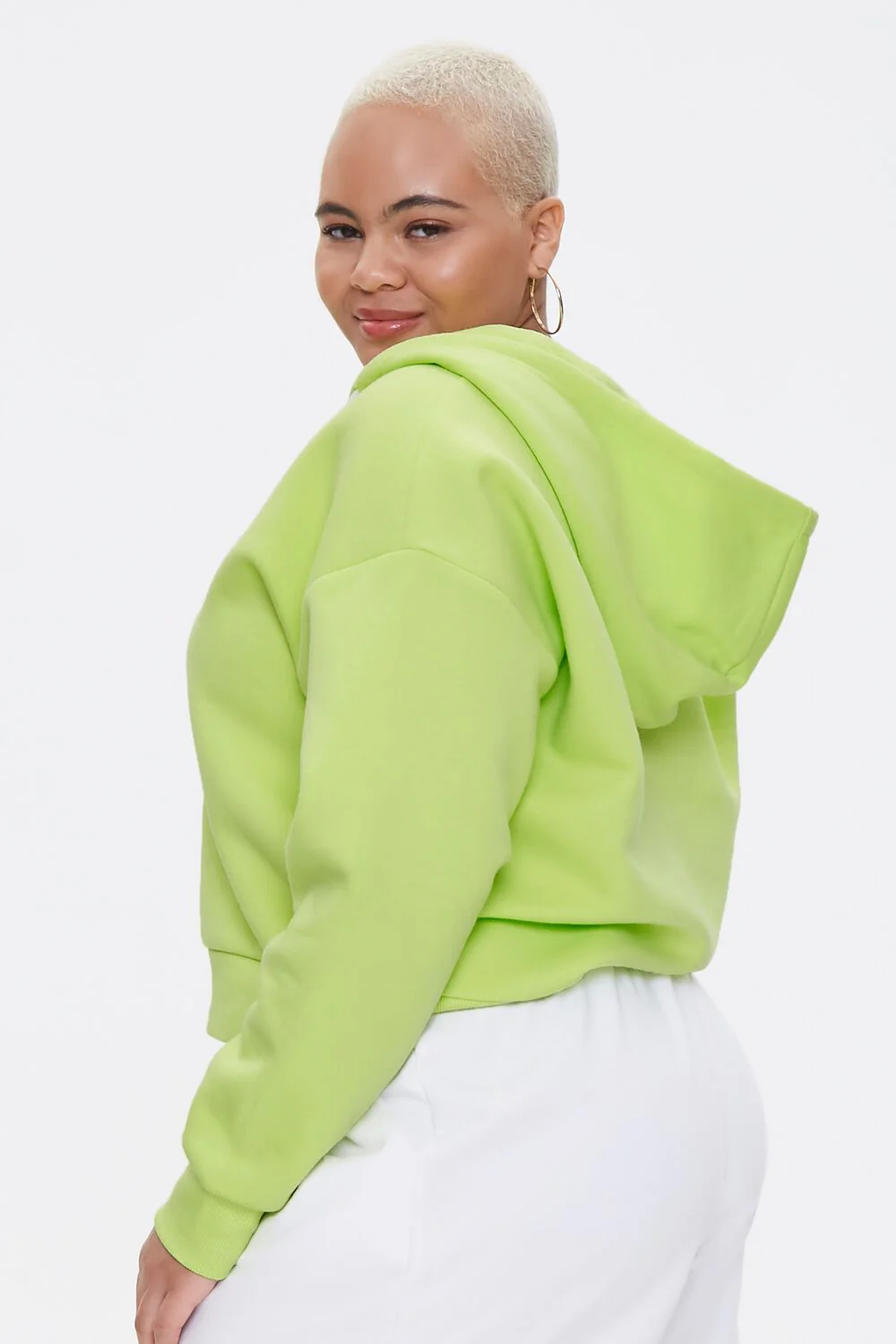 Plus Size French Terry Zip-Up Hoodie - Image 39