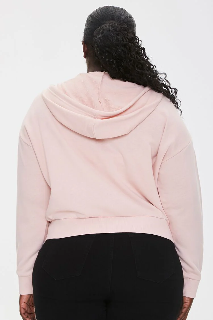 Plus Size French Terry Zip-Up Hoodie - Image 48