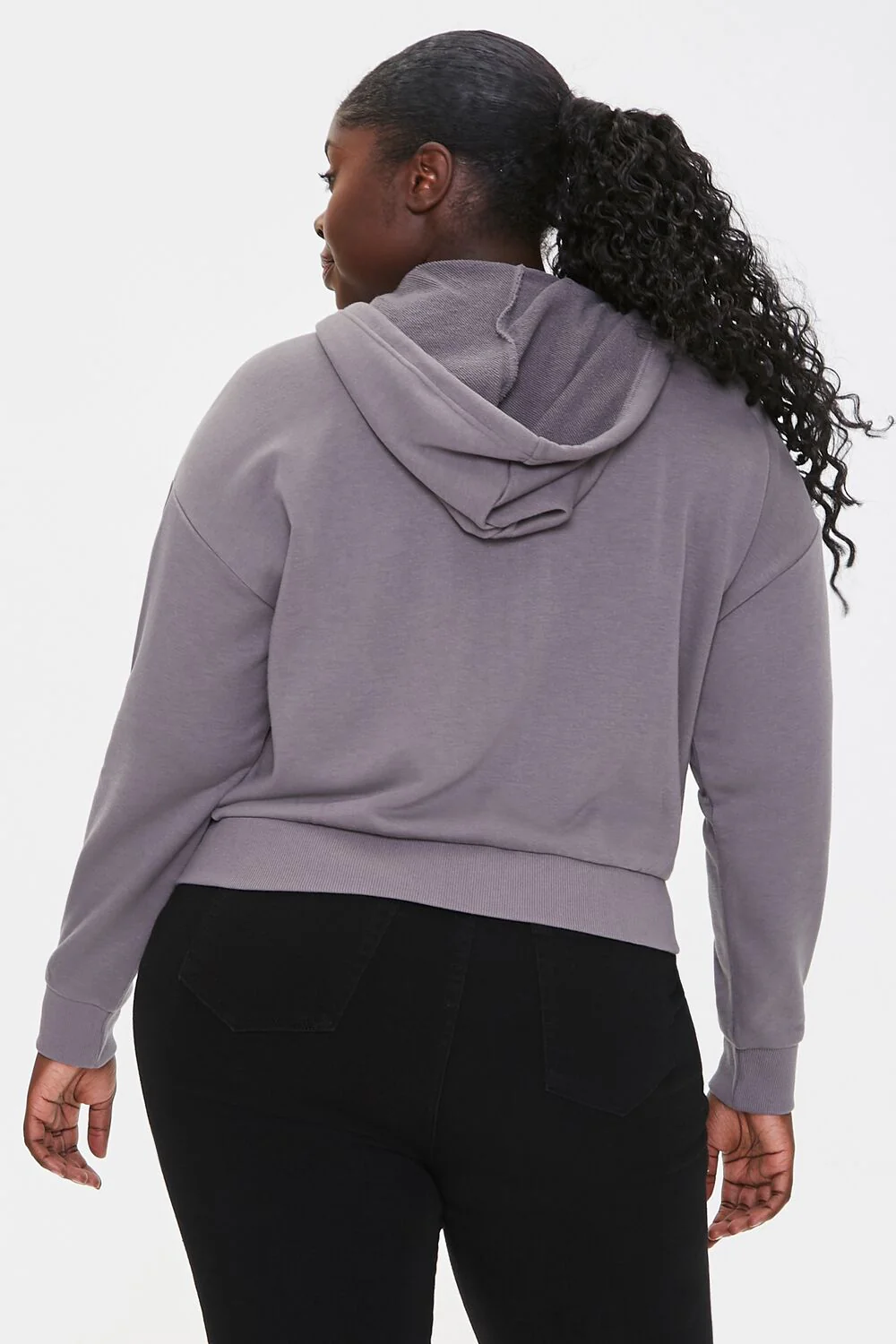 Plus Size French Terry Zip-Up Hoodie - Image 53