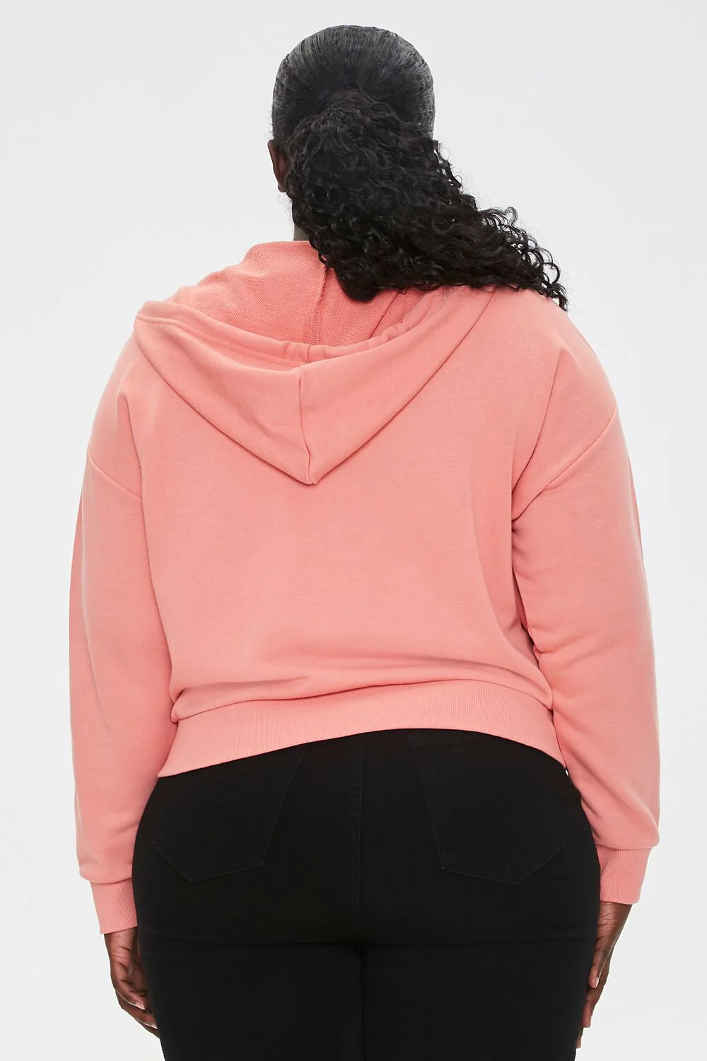 Plus Size French Terry Zip-Up Hoodie - Image 58