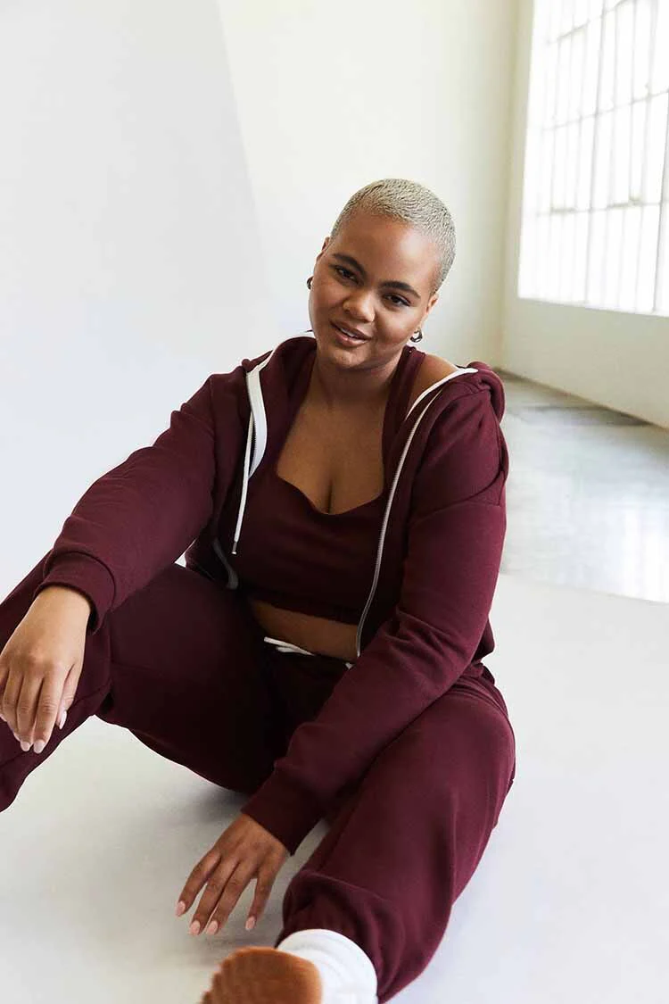 Plus Size French Terry Zip-Up Hoodie - Image 61