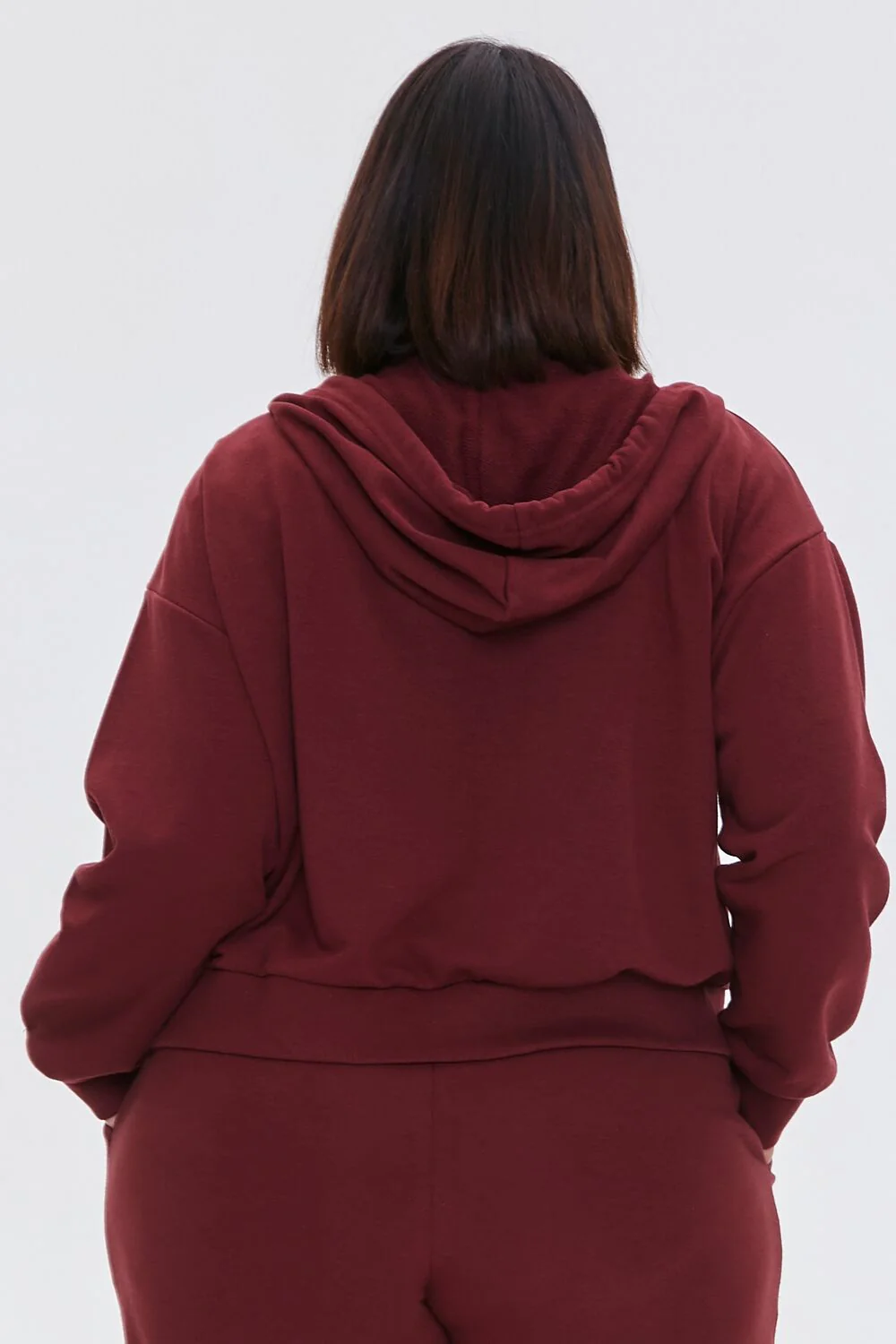 Plus Size French Terry Zip-Up Hoodie - Image 63
