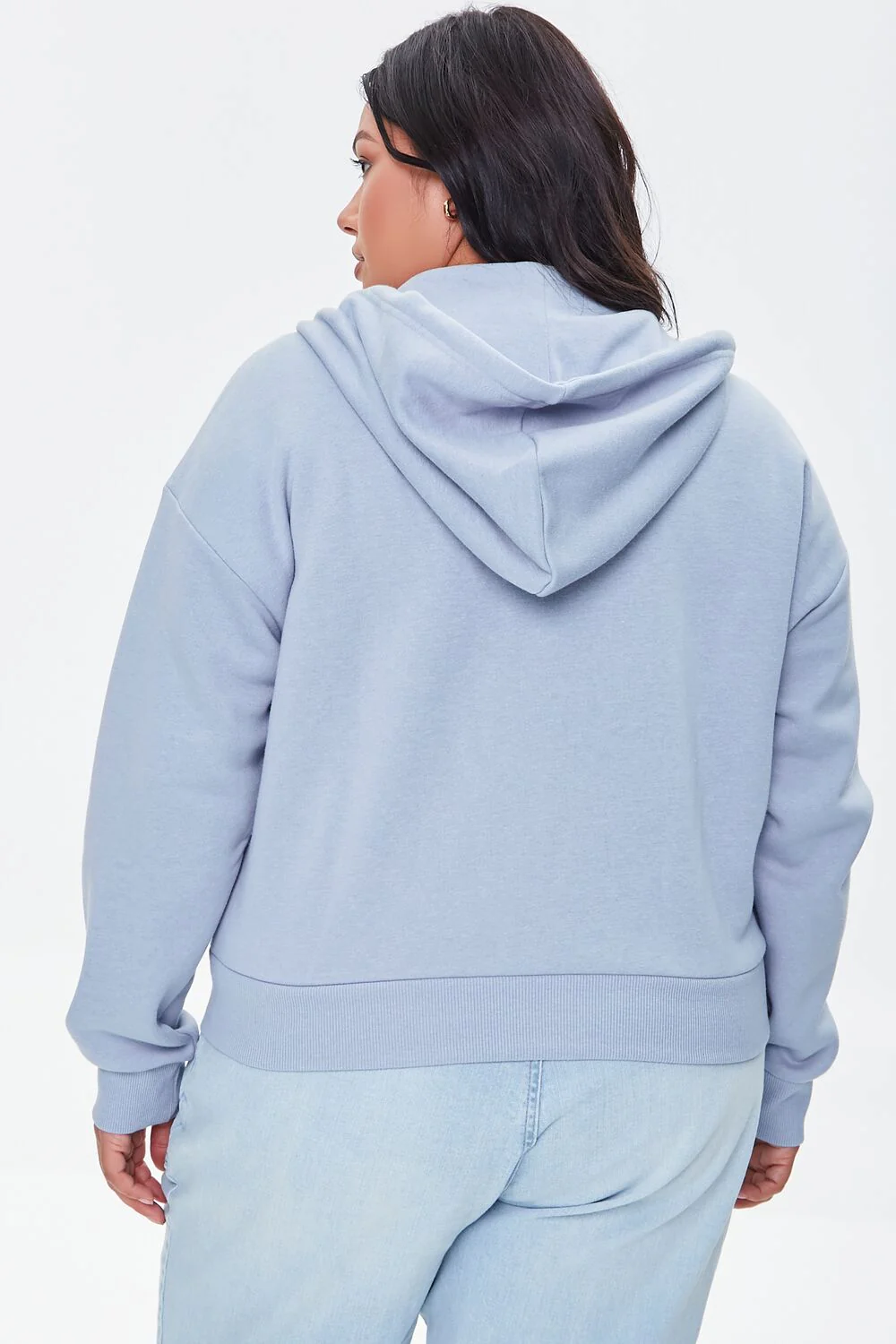 Plus Size French Terry Zip-Up Hoodie - Image 68