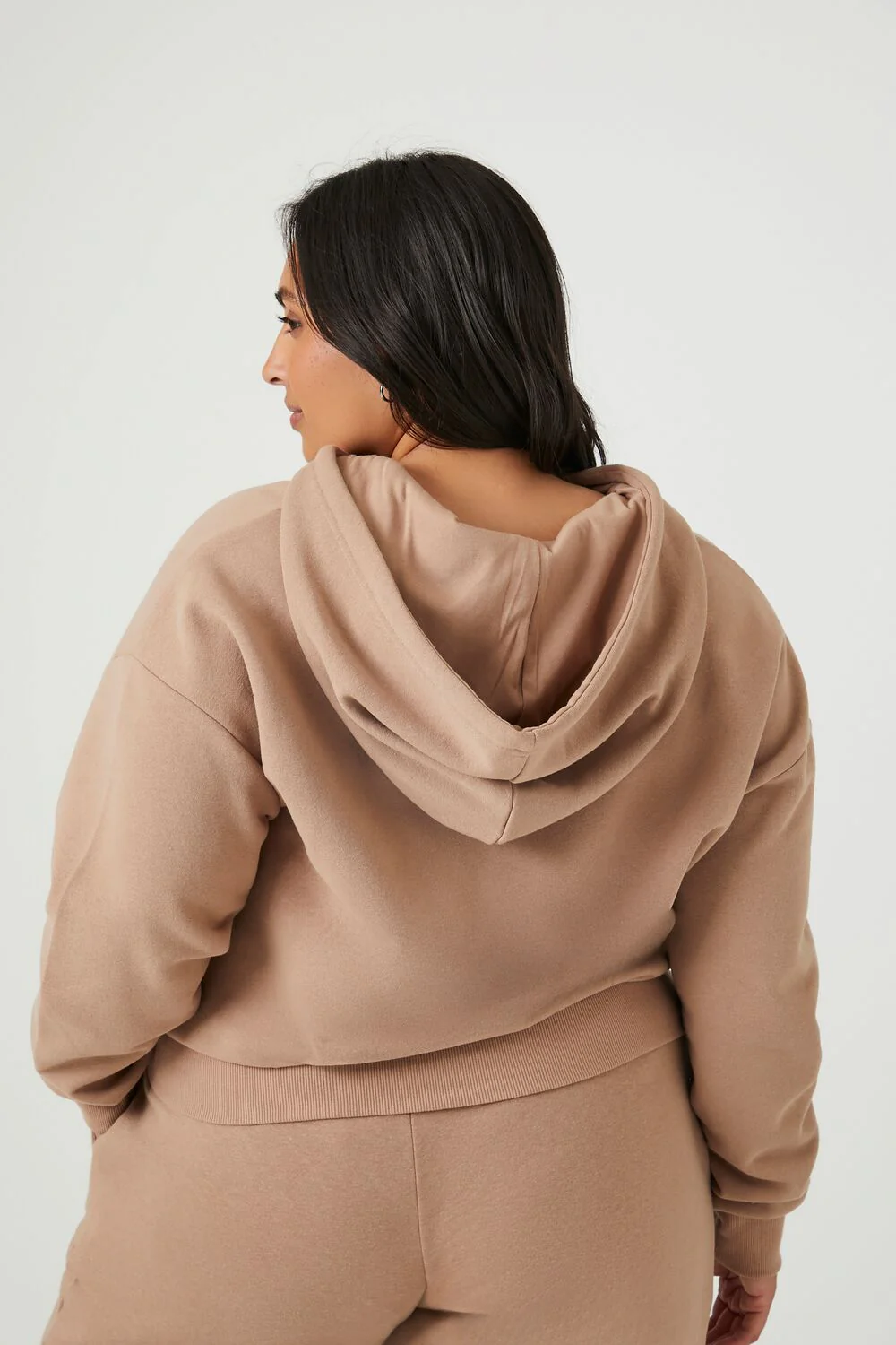 Plus Size French Terry Zip-Up Hoodie - Image 93
