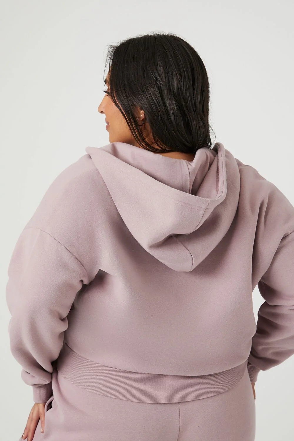 Plus Size French Terry Zip-Up Hoodie - Image 99