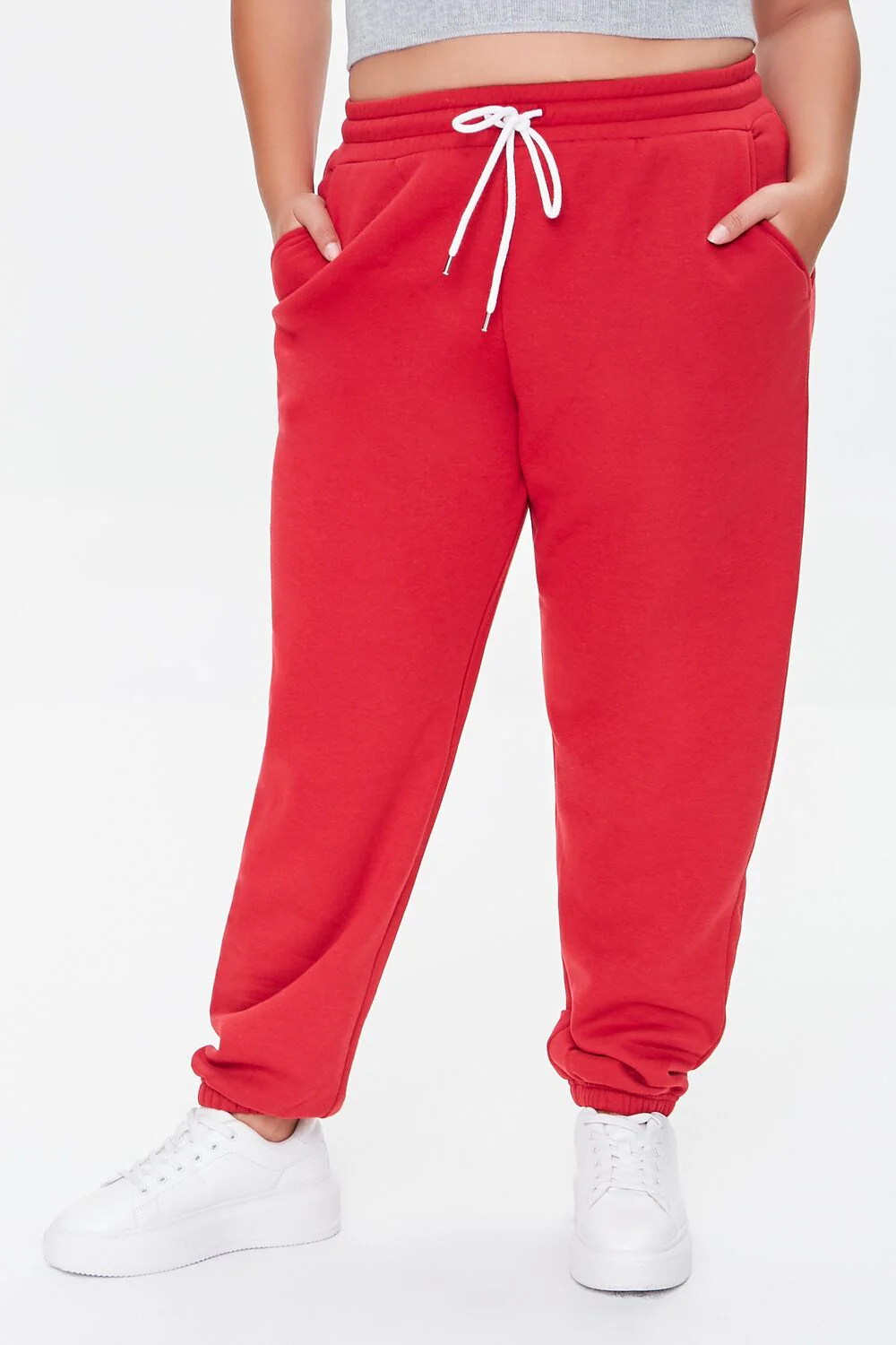 Plus Size Fleece Joggers - Image 10