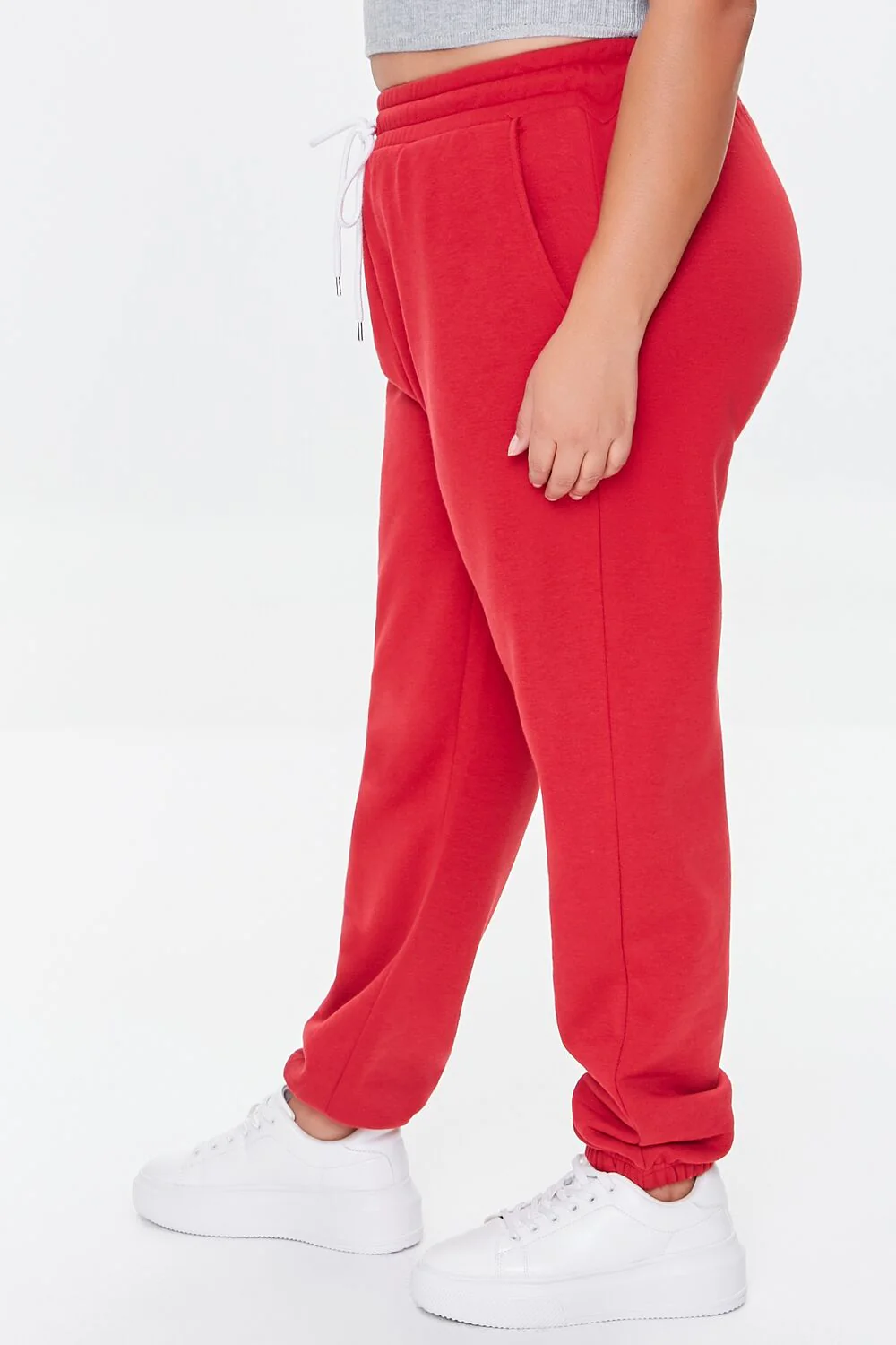 Plus Size Fleece Joggers - Image 11