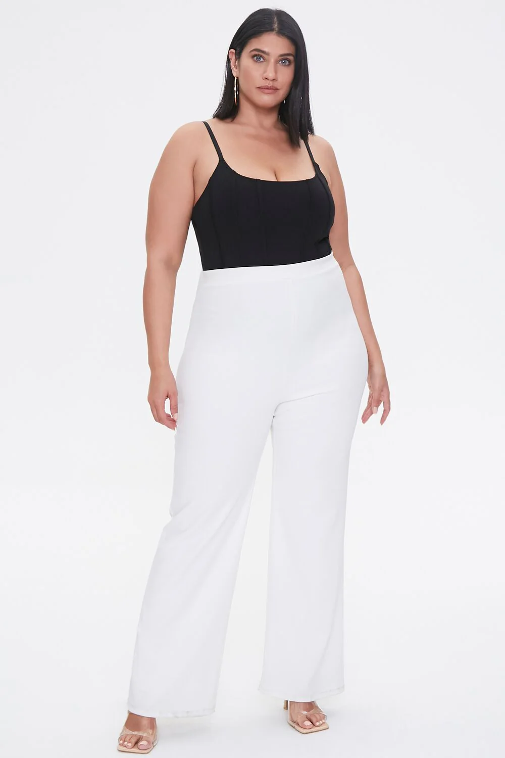 Plus Size Seamed Cami Bodysuit - Image 4