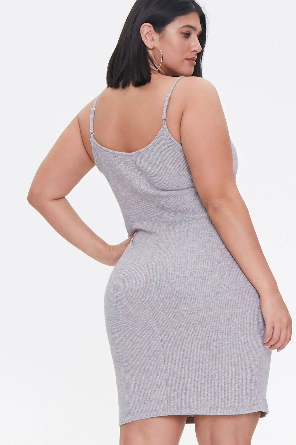 Plus Size Ribbed Cami Dress - Image 3