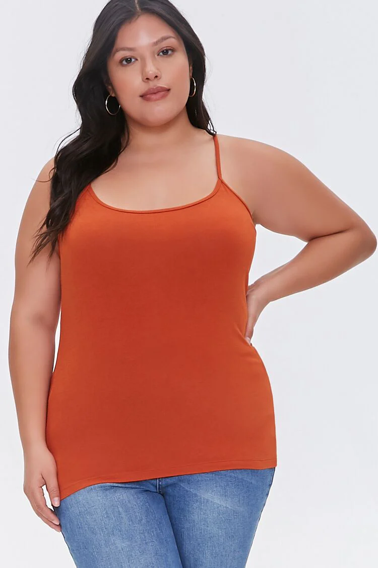 Plus Size Cotton Basic Cami - Image 5