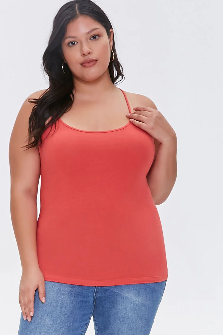 Plus Size Cotton Basic Cami - Image 9