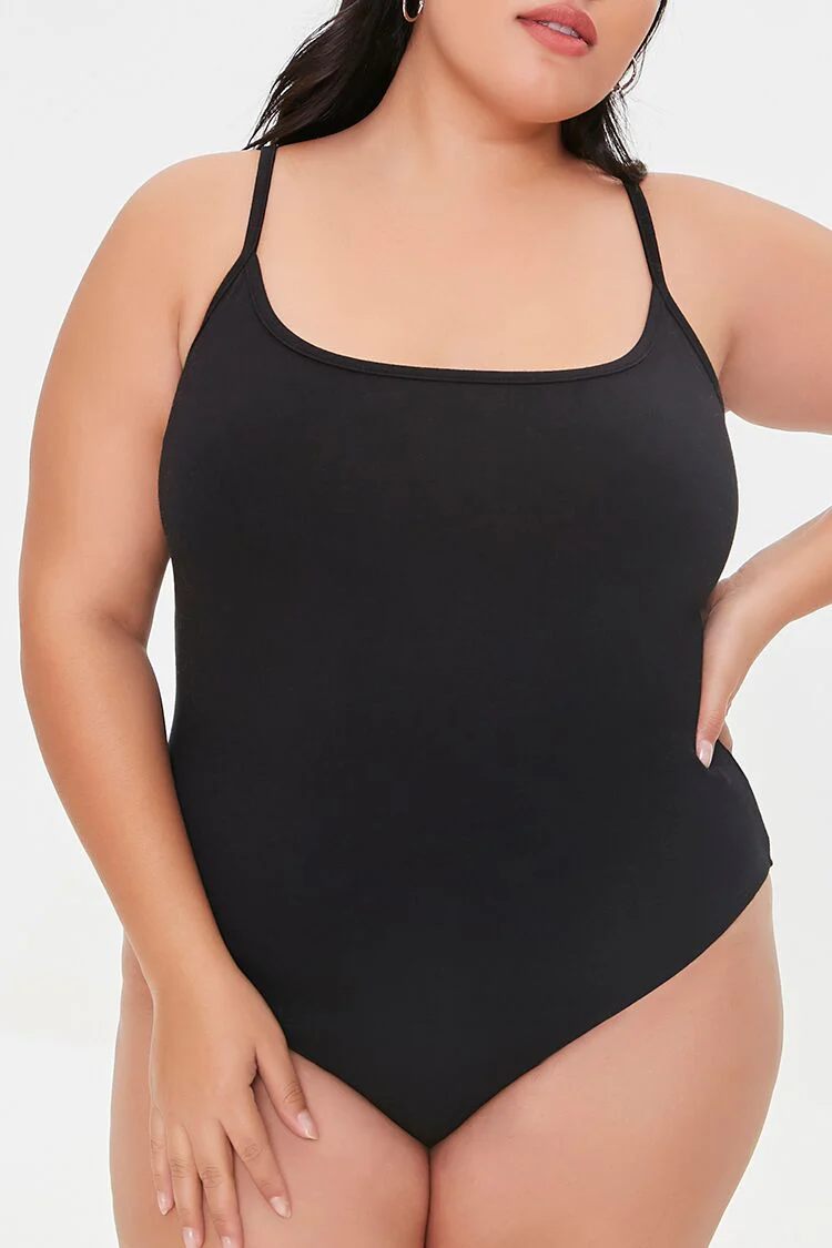 Plus Size Basic Cami Bodysuit - Image 10