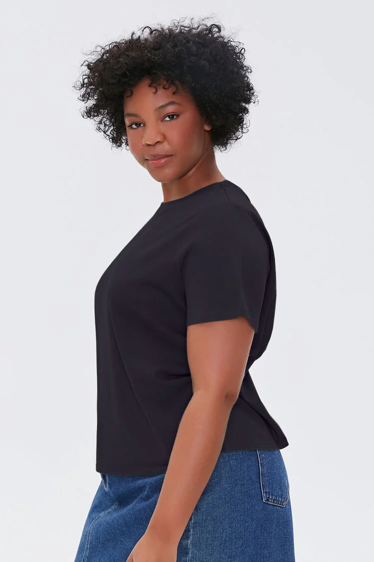 Plus Size Basic Tee - Image 2