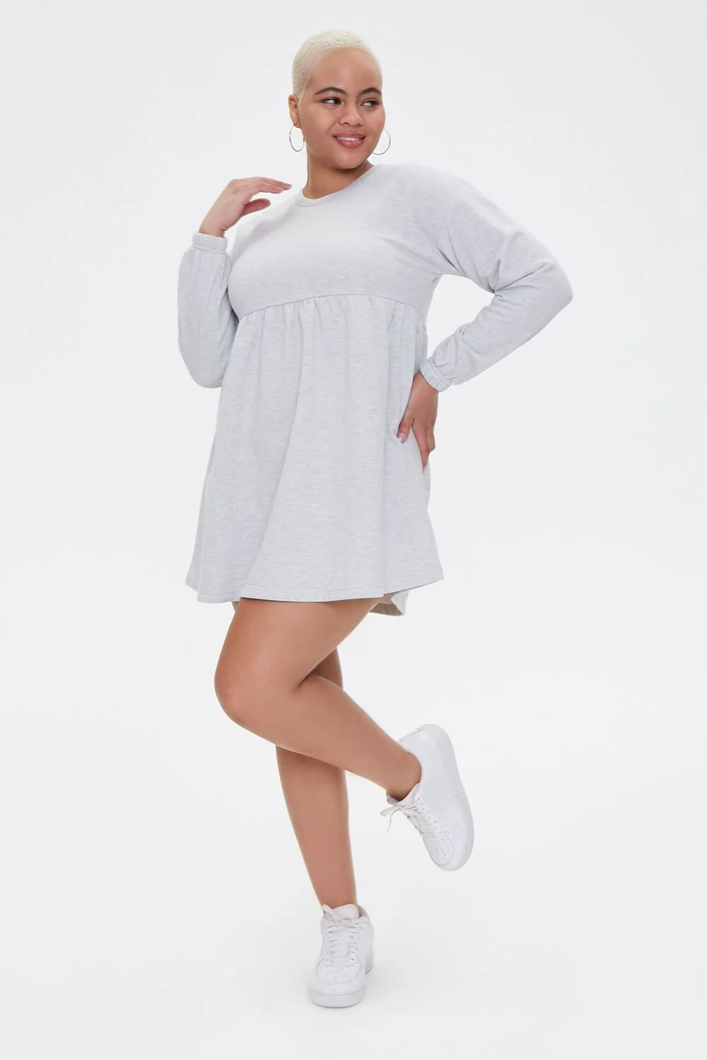 Fleece Mini Dress - Image 4