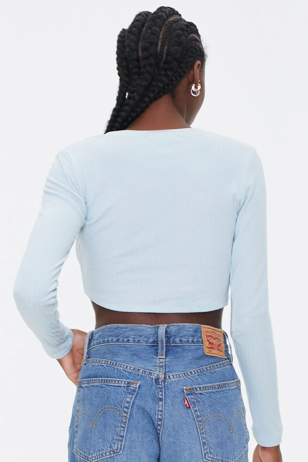 Ribbed Crop Top - Image 3