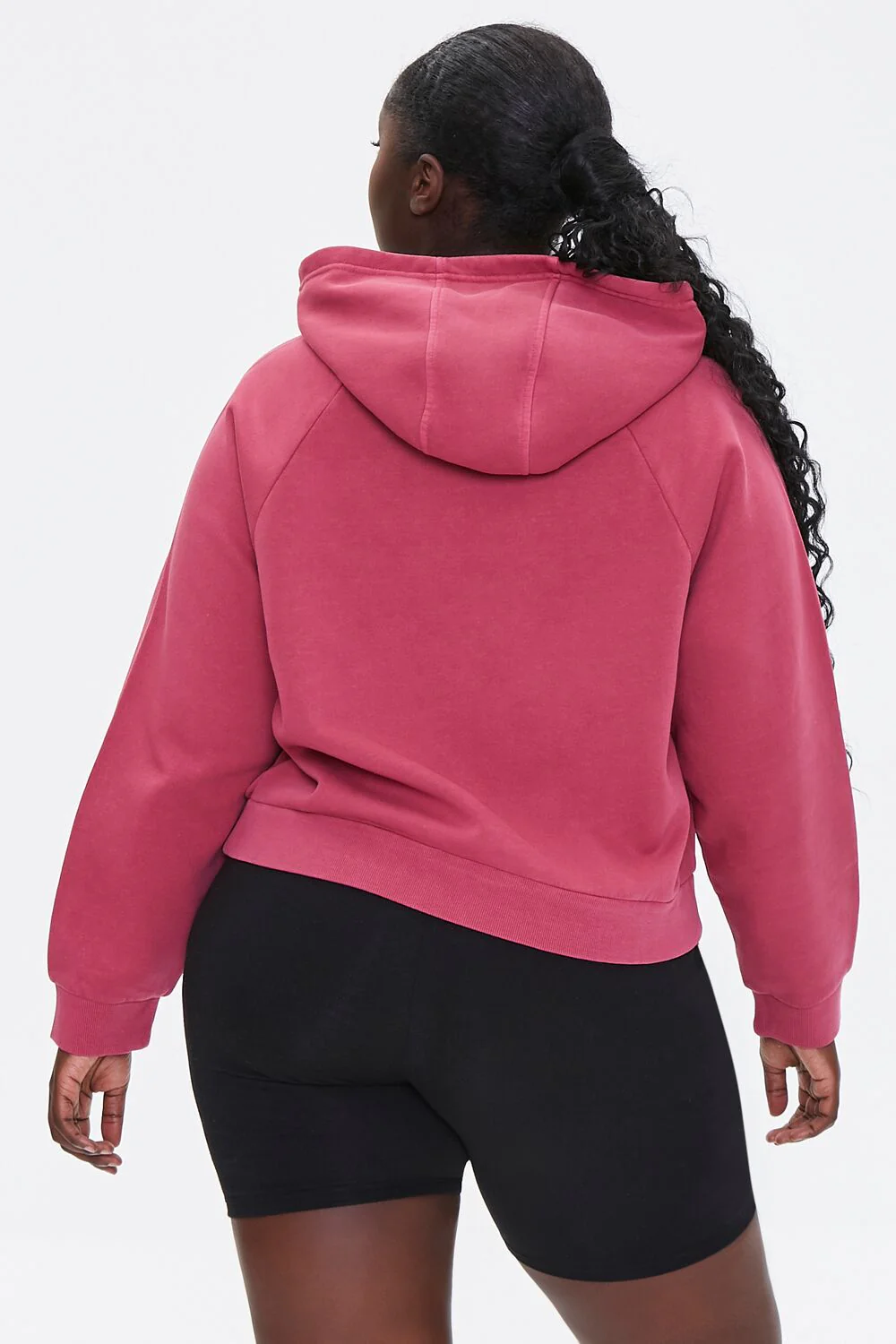 Plus Size Fleece Hoodie - Image 3