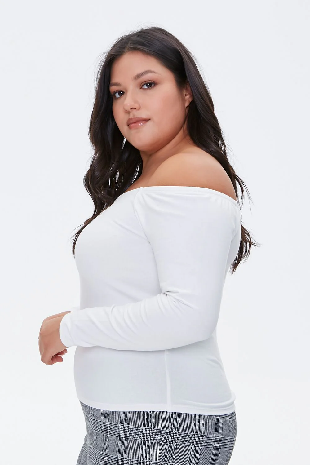 Plus Size Off-the-Shoulder Top - Image 2