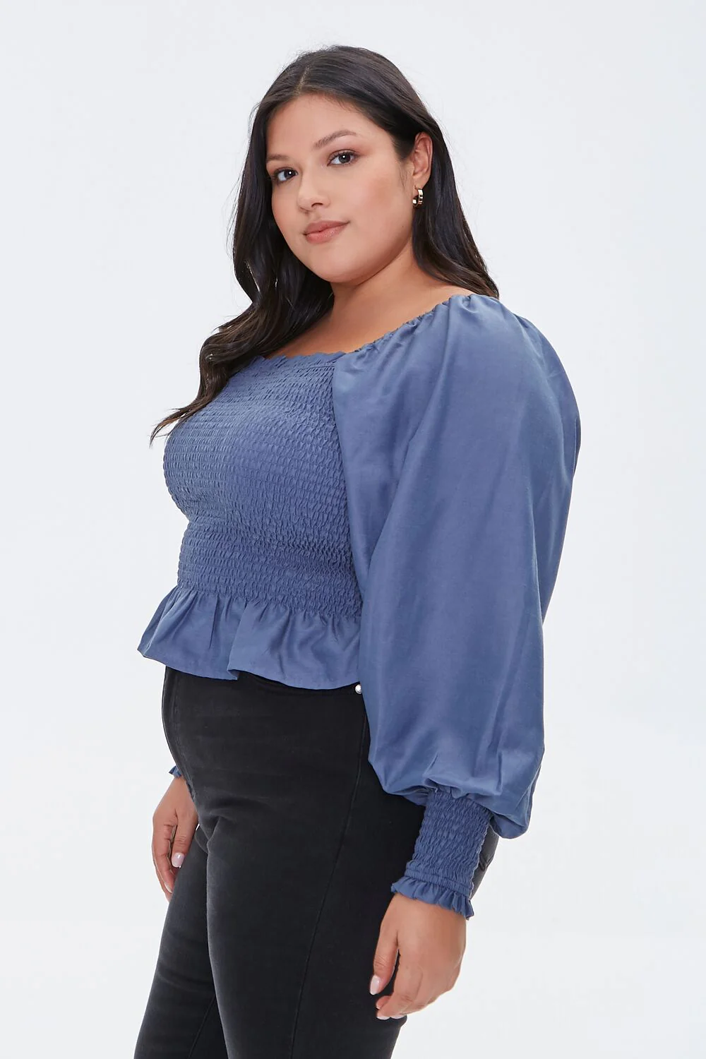 Plus Size Smocked Top - Image 3
