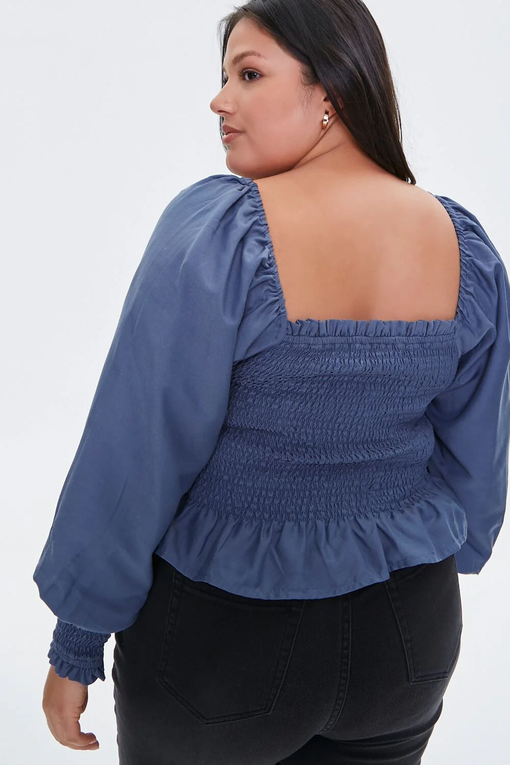 Plus Size Smocked Top - Image 4