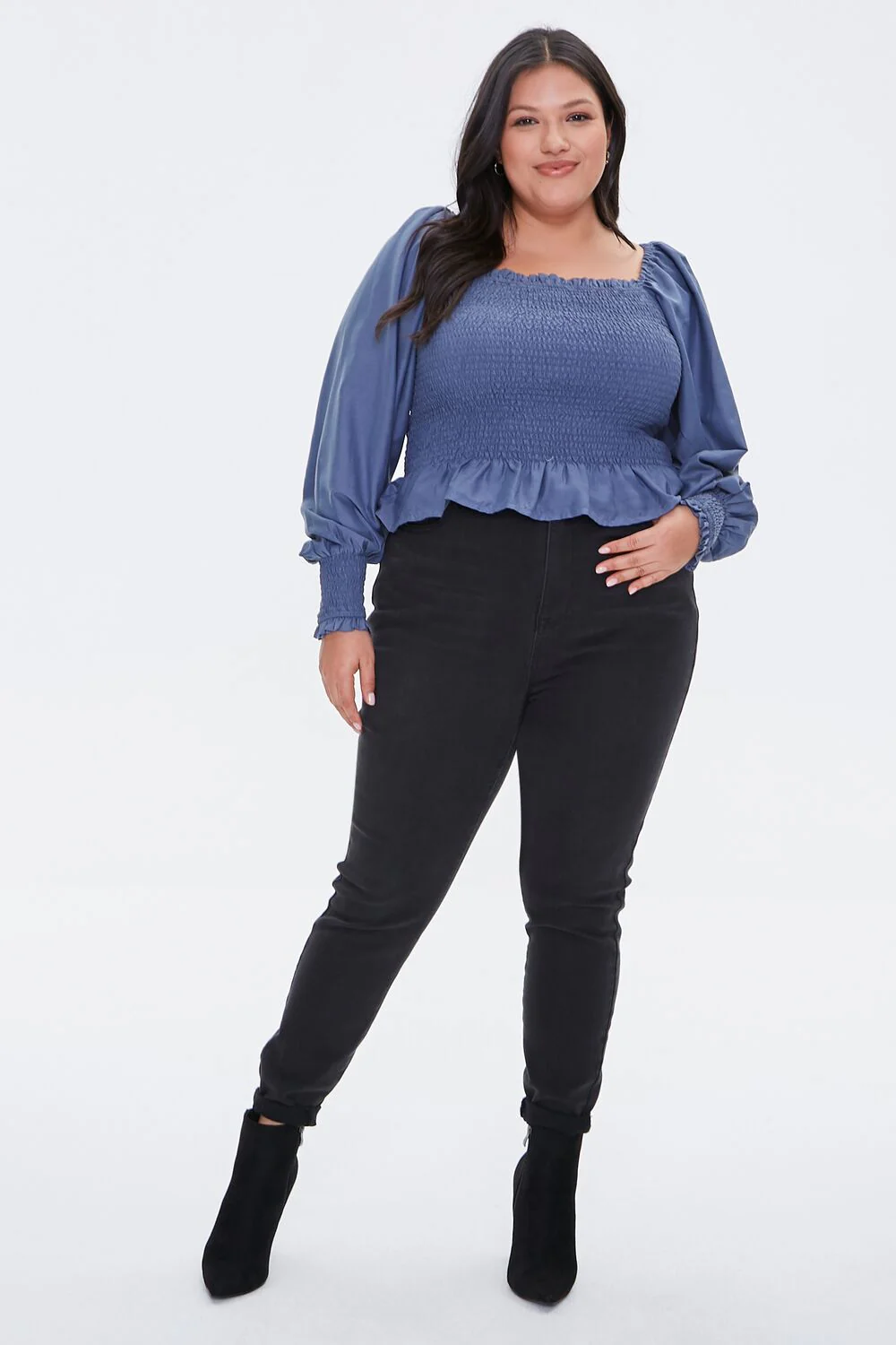 Plus Size Smocked Top - Image 5