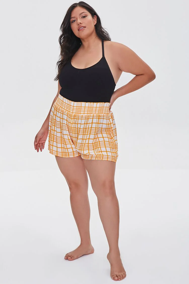 Plus Size Swim Cover-Up Shorts - Image 5