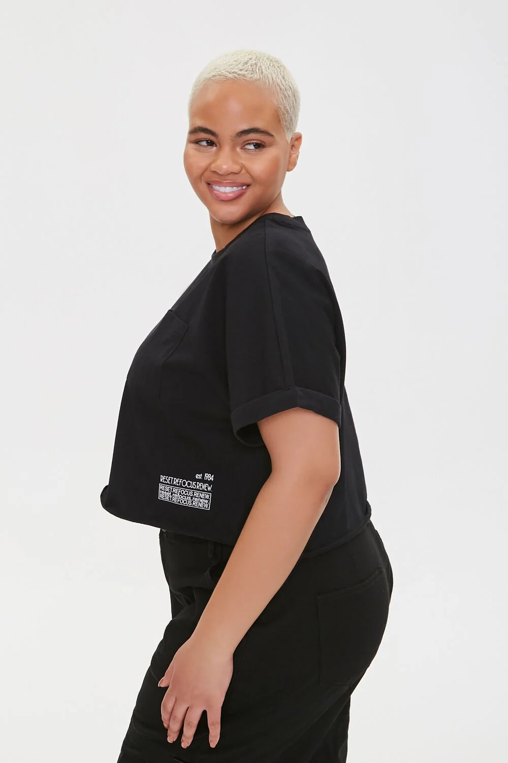 Plus Size Active Pocket Tee - Image 2