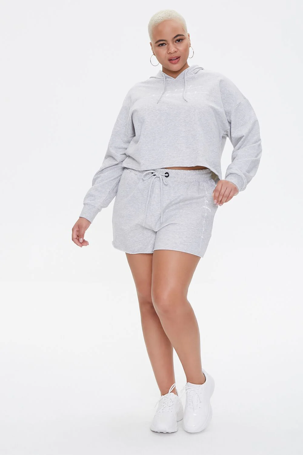 Plus Size Active Graphic Shorts - Image 5