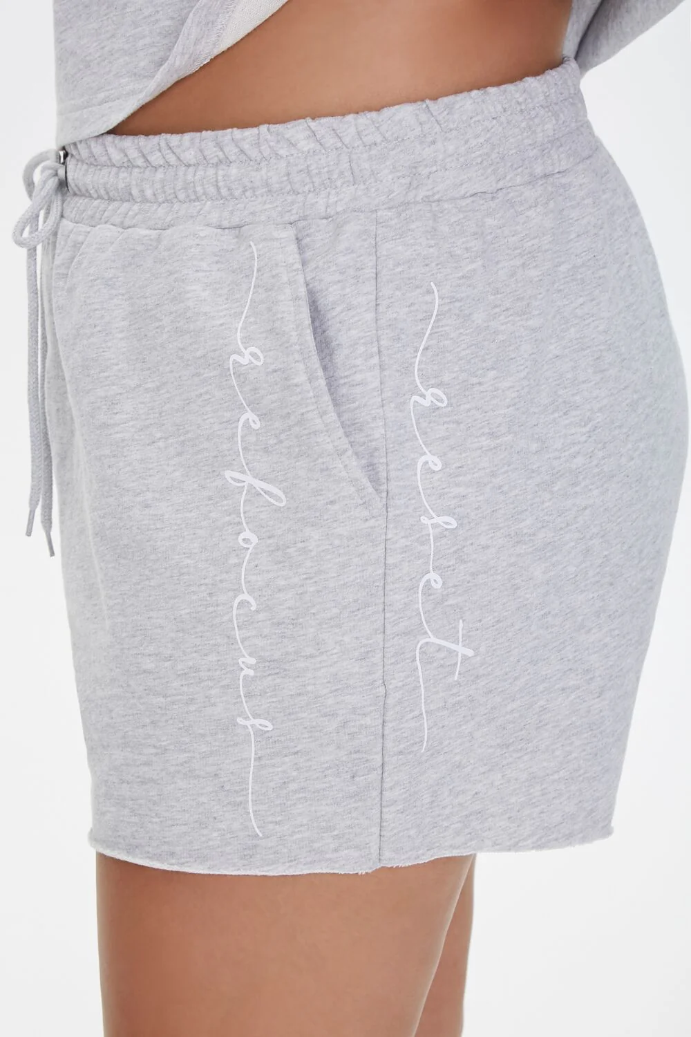 Plus Size Active Graphic Shorts - Image 6