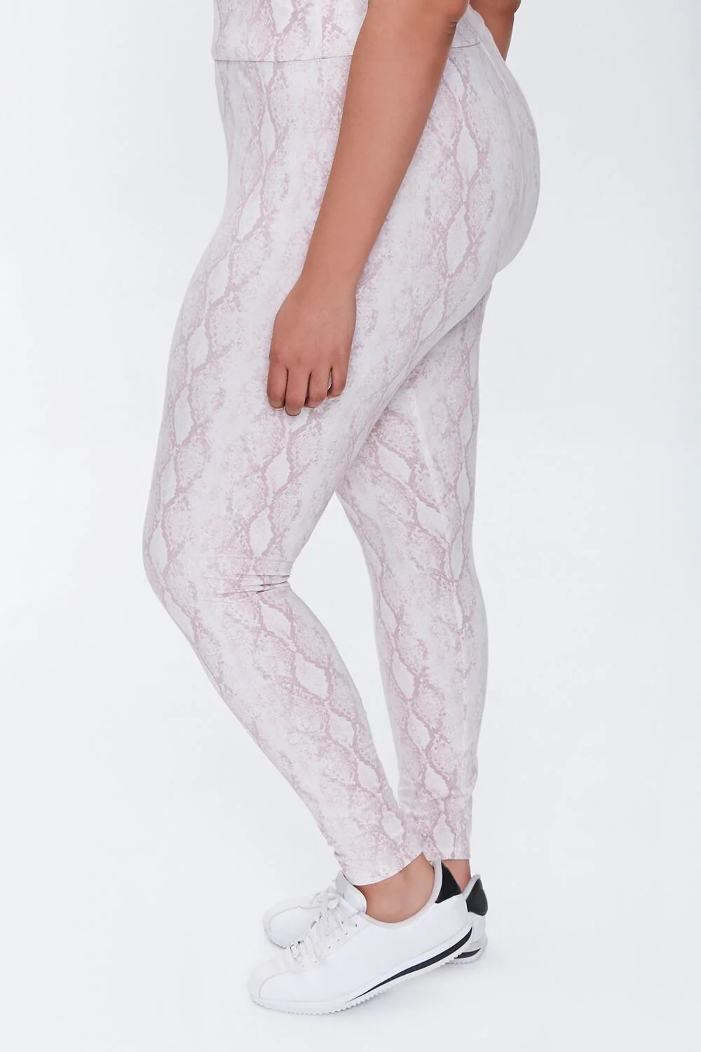 Plus Size Snake Print Leggings - Image 2